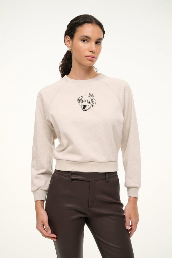 Staud CUSTOM STAUD X C.BONZ ENDURANCE SWEATSHIRT STONE