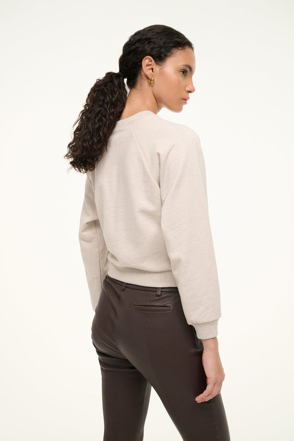 Staud CUSTOM STAUD X C.BONZ ENDURANCE SWEATSHIRT STONE