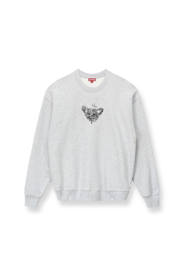 Staud CUSTOM STAUD X C.BONZ OVERSIZED SWEATSHIRT GREY