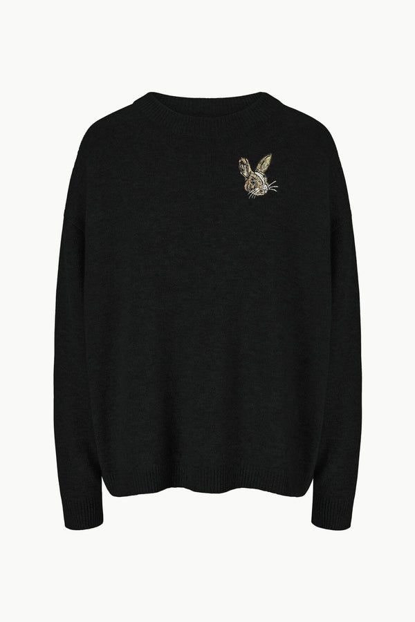 Staud CUSTOM STAUD X C.BONZ SERRANO CASHMERE SWEATER BLACK