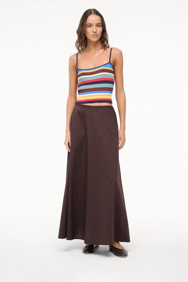 Staud ALBA BALLET FLAT ESPRESSO