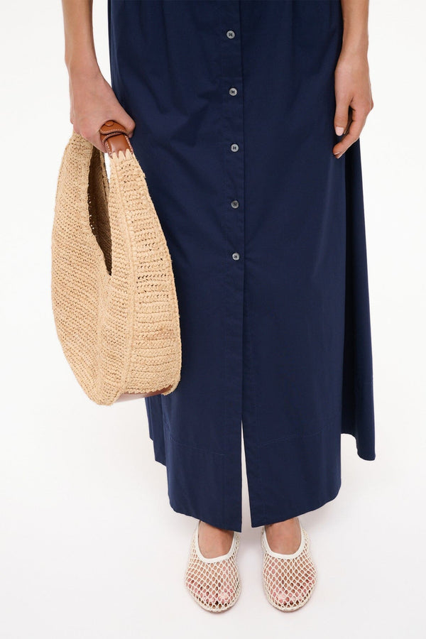 Staud ALBA BALLET FLAT PAPER NETTING