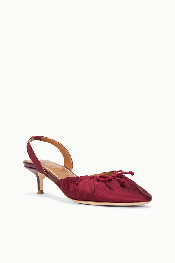 Staud ALBA BALLET SLINGBACK OXBLOOD
