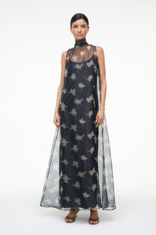 staud ALBEE DRESS BOTANICAL SHADOWS