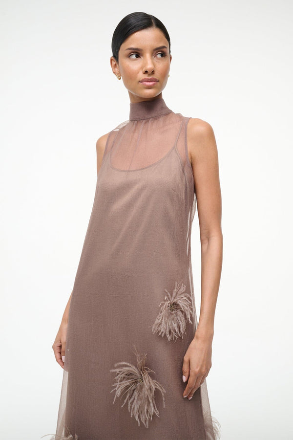 Staud ALBEE DRESS TRUFFLE