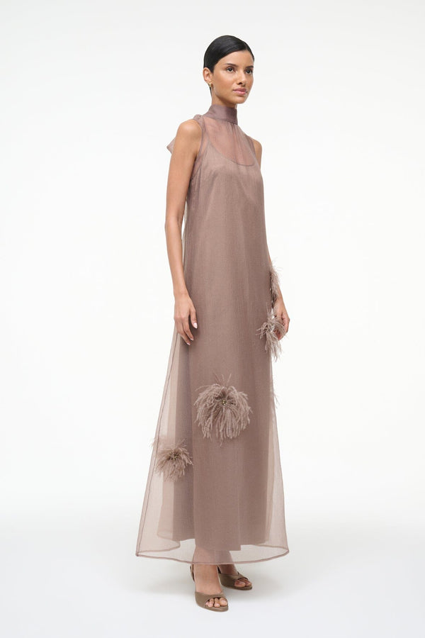 Staud ALBEE DRESS TRUFFLE