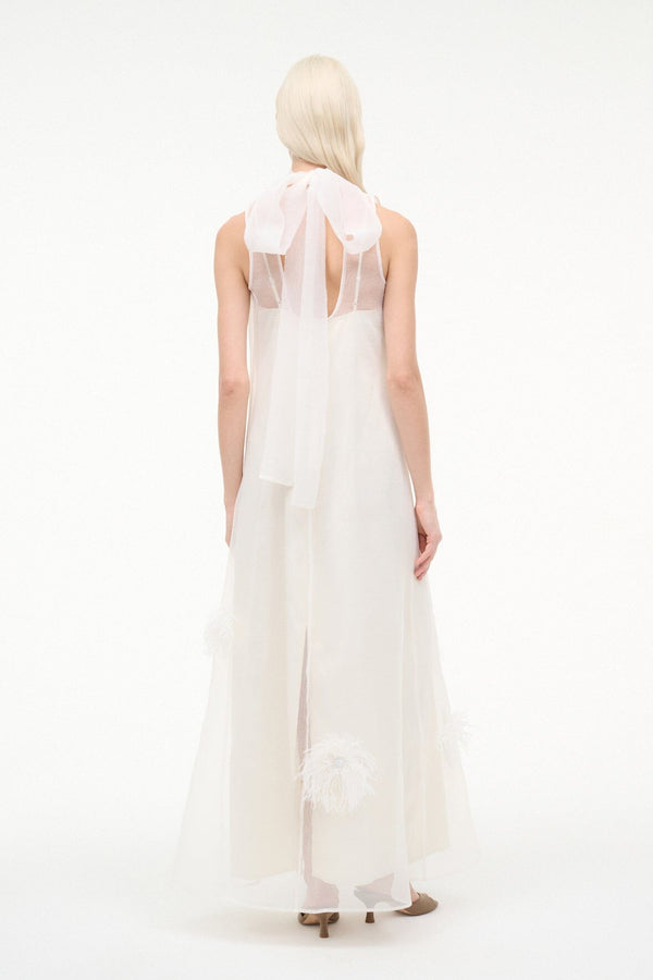 Staud ALBEE DRESS WHITE