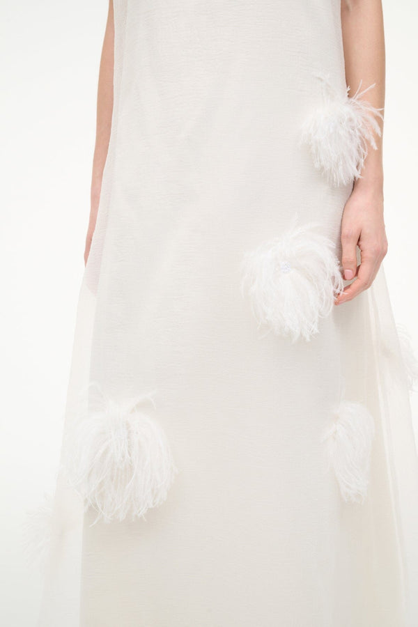 Staud ALBEE DRESS WHITE