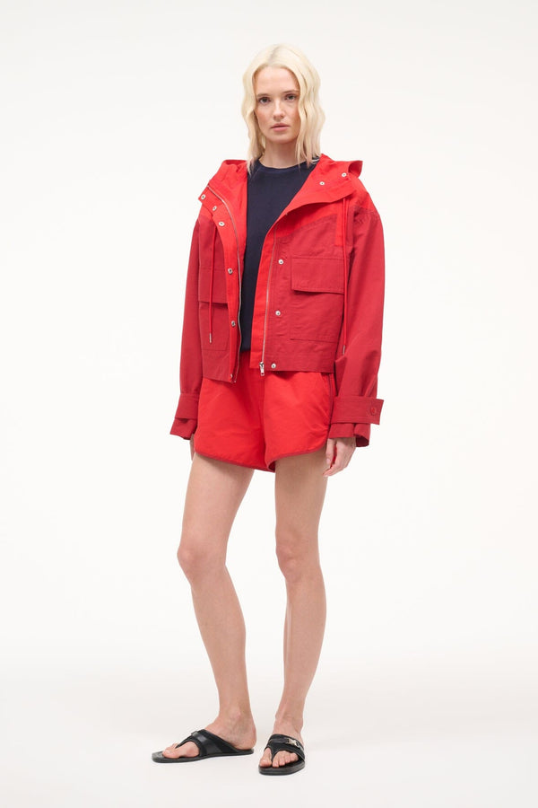 staud ALTA JACKET CARDINAL