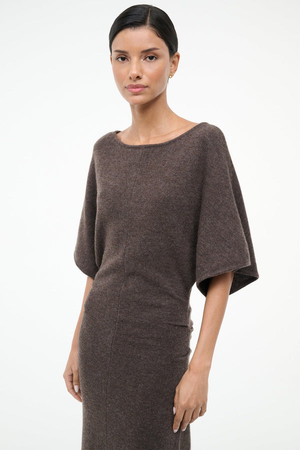Staud AMELIE SWEATER DRESS CANYON
