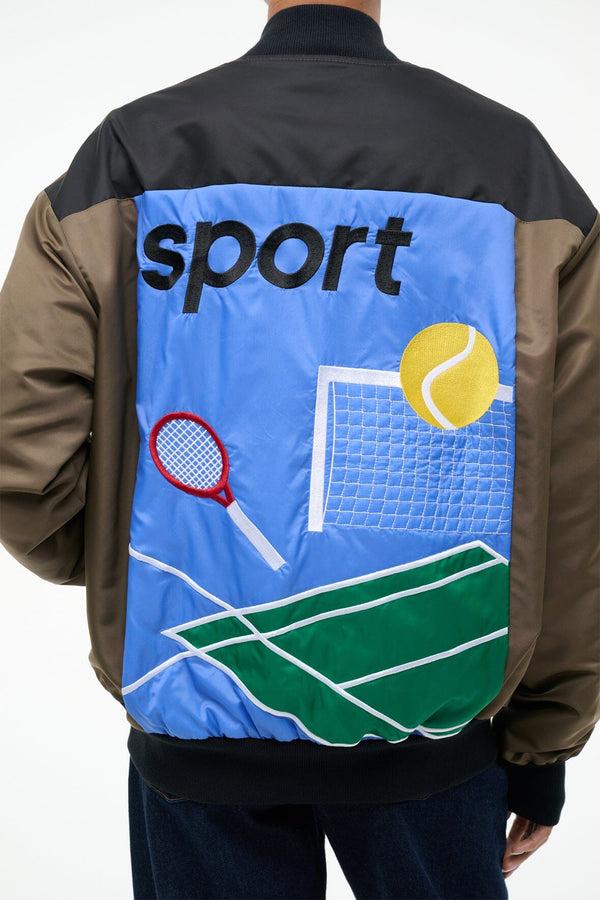 Staud ATHENA JACKET TRUFFLE