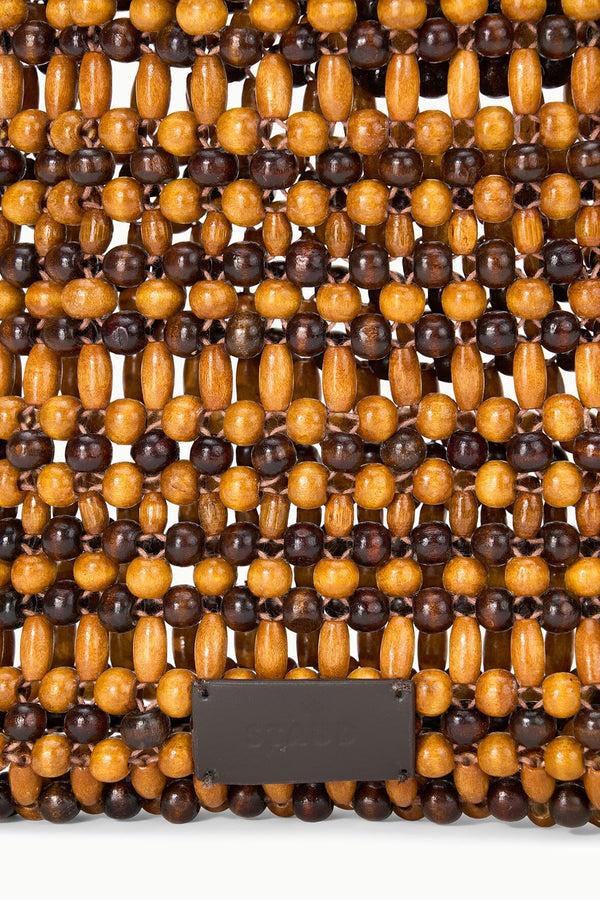 Staud BAJA MINI TOTE MULTI WOOD BEADS