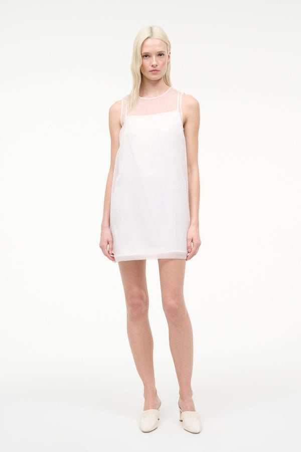 staud BREA DRESS IVORY