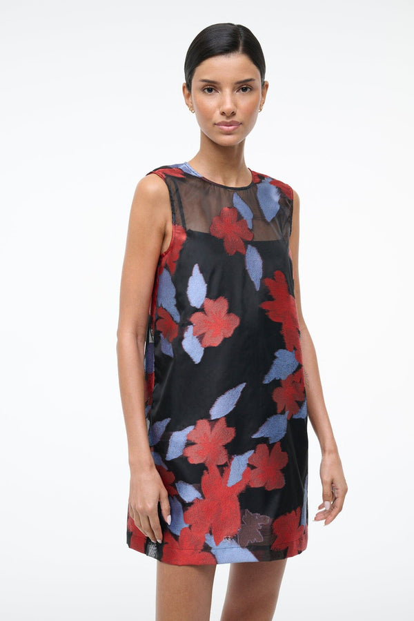 Staud BREA DRESS NIGHT GARDEN