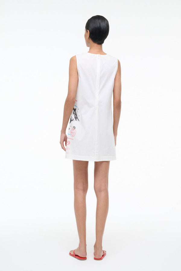 Staud BREA DRESS OF THE PACIFIC