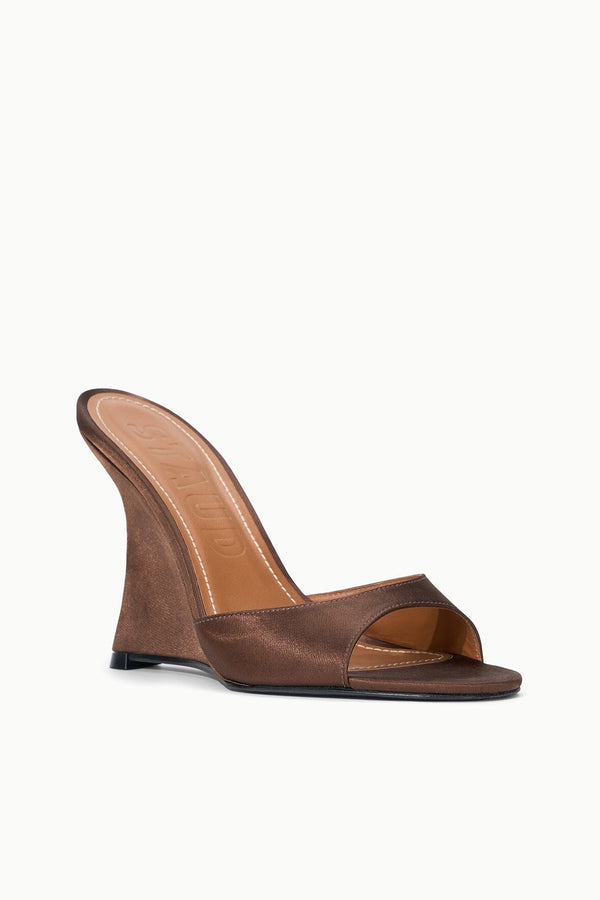 Staud BRIGITTE HIGH WEDGE ESPRESSO
