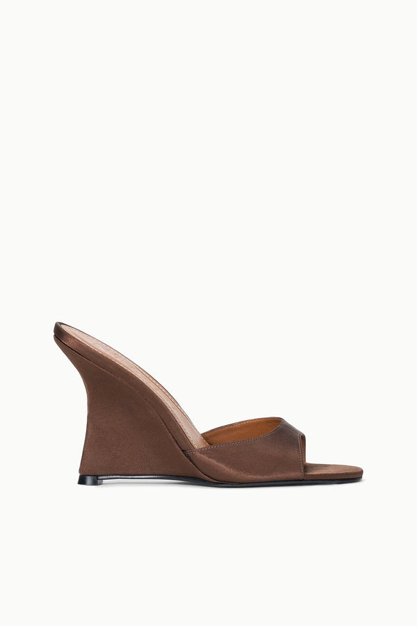 staud BRIGITTE HIGH WEDGE ESPRESSO