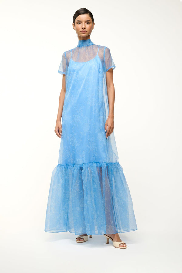 Staud BRIGITTE LEATHER MULE CREAM