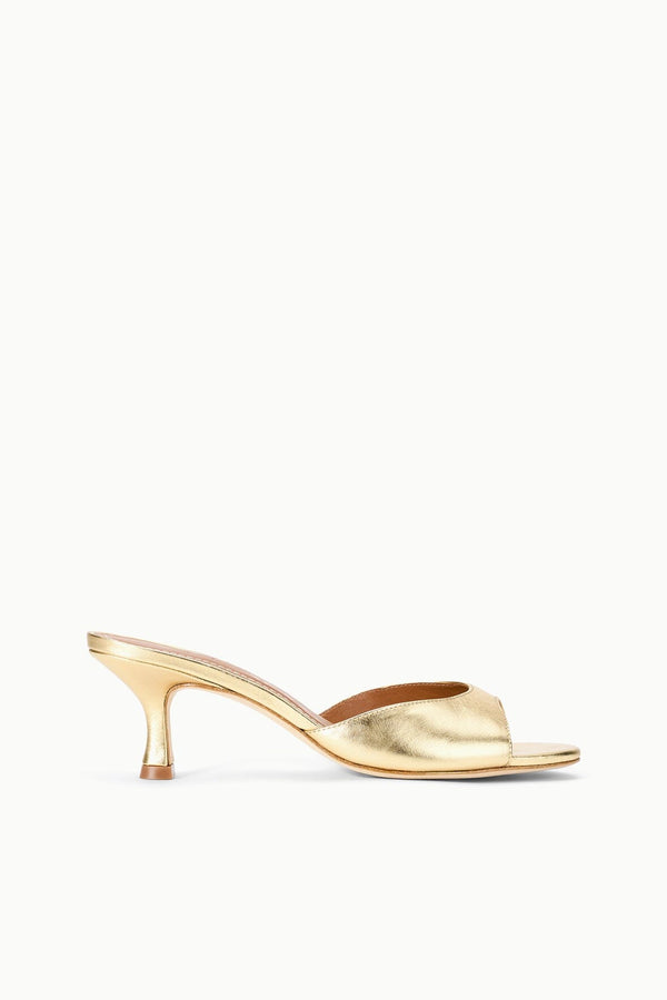 staud BRIGITTE MULE GOLD