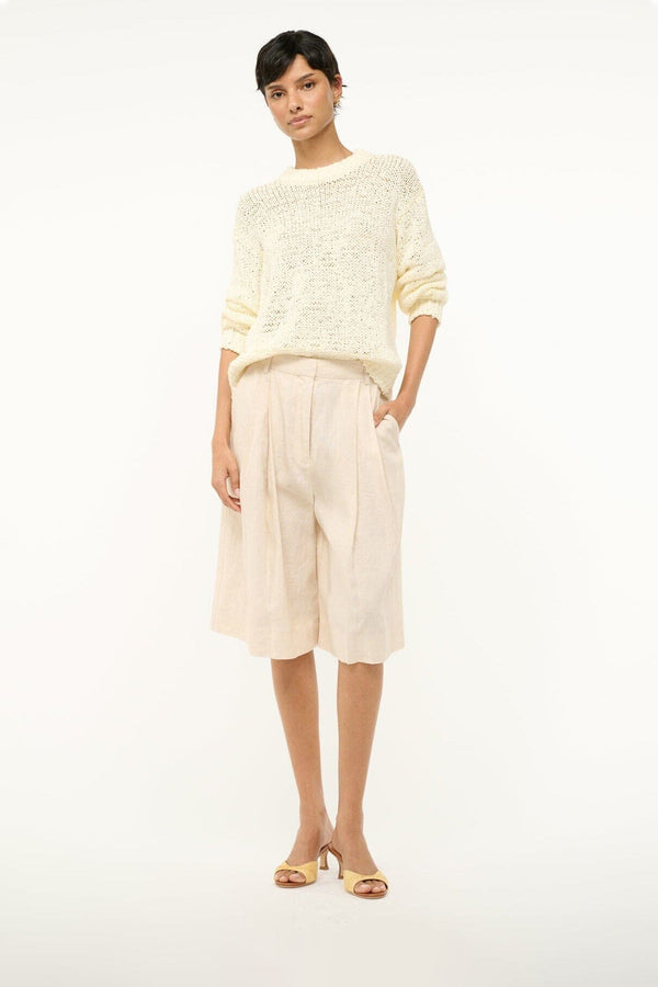 Staud BRIGITTE MULE NATURAL RAFFIA