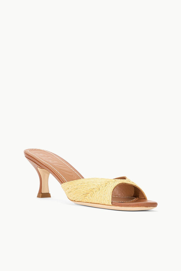 Staud BRIGITTE MULE NATURAL RAFFIA