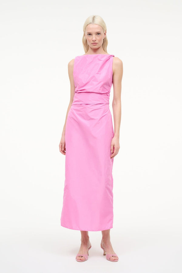 Staud BRIGITTE SUEDE MULE ORCHID