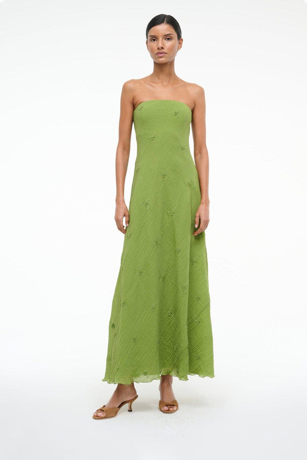 Staud BRIGITTE SUEDE MULE TAN