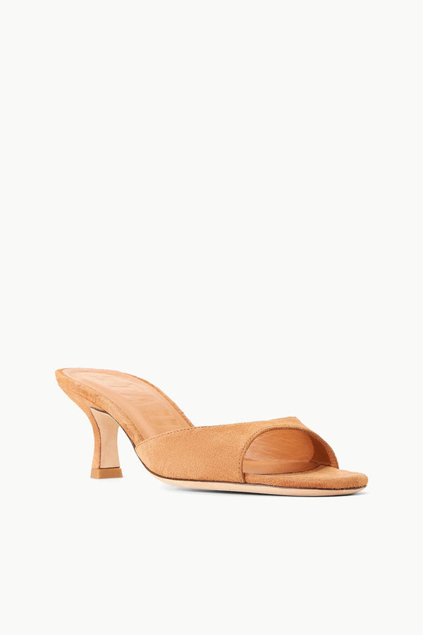 Staud BRIGITTE SUEDE MULE TAN