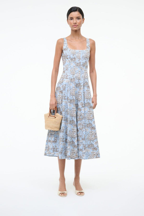 Staud BRIGITTE WEDGE CREAM