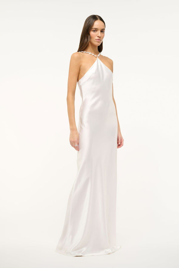 Staud CADENCE DRESS PEARL