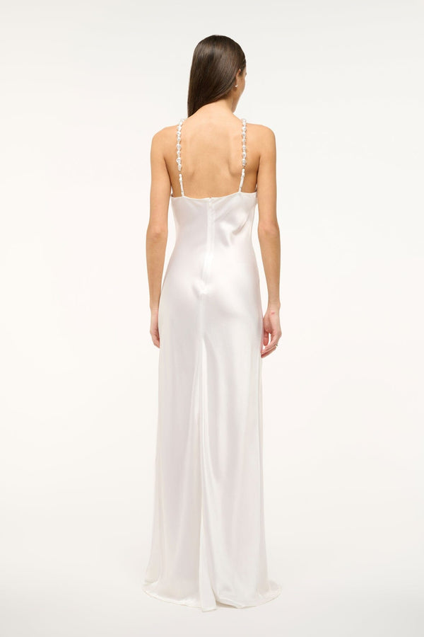 Staud CADENCE DRESS PEARL