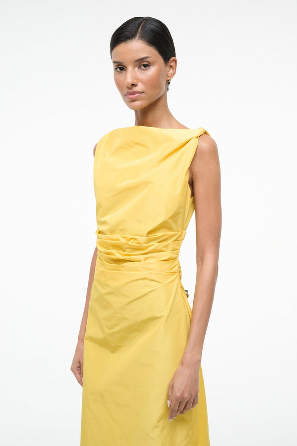 Staud CALLIE DRESS SUNSHINE