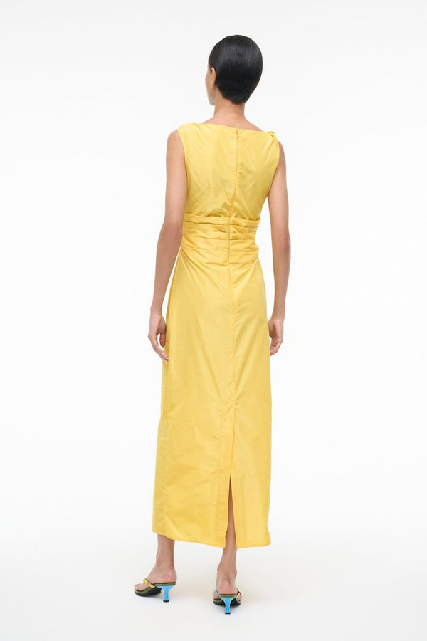 Staud CALLIE DRESS SUNSHINE