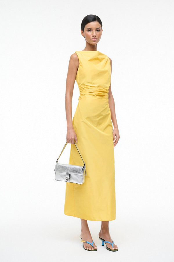 Staud CALLIE DRESS SUNSHINE