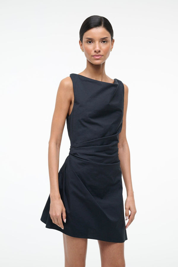 Staud CALLIE MINI DRESS BLACK