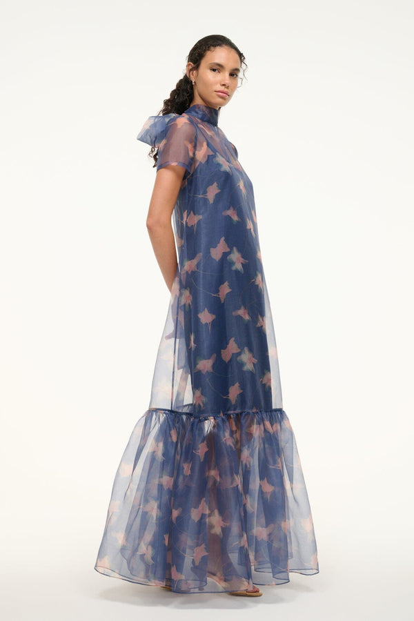 staud CALLUNA DRESS BOTANICAL NAVY