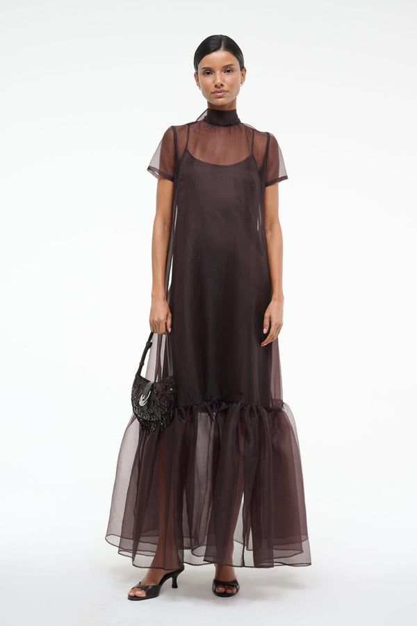 staud CALLUNA DRESS EARTH