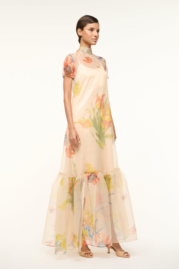 Staud CALLUNA DRESS FIRST BLOOM DAY