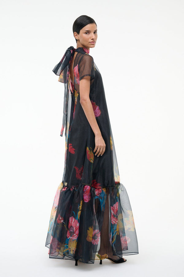 Staud CALLUNA DRESS FIRST BLOOM NIGHT