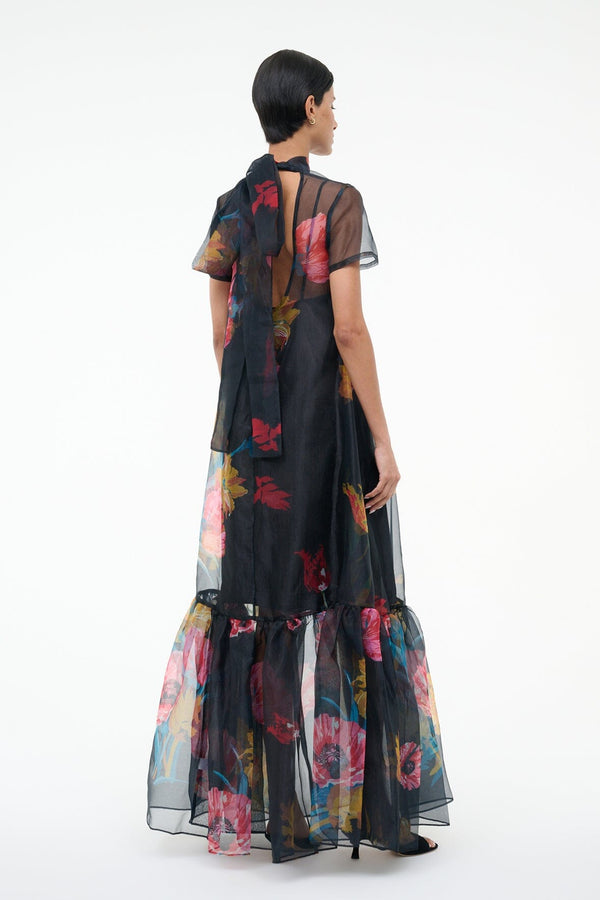 Staud CALLUNA DRESS FIRST BLOOM NIGHT