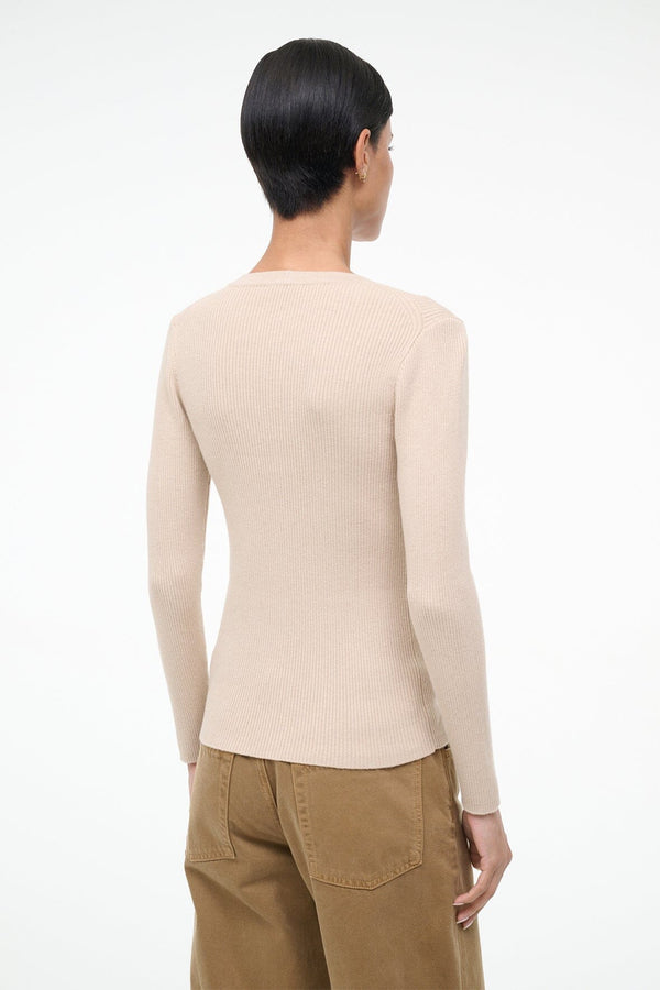 Staud CARGO SWEATER FAWN