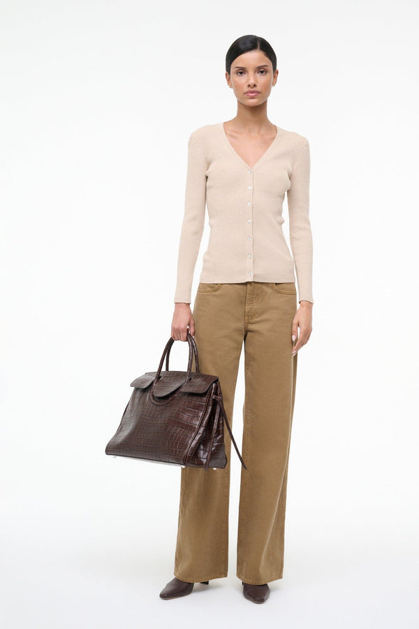 Staud CARGO SWEATER FAWN