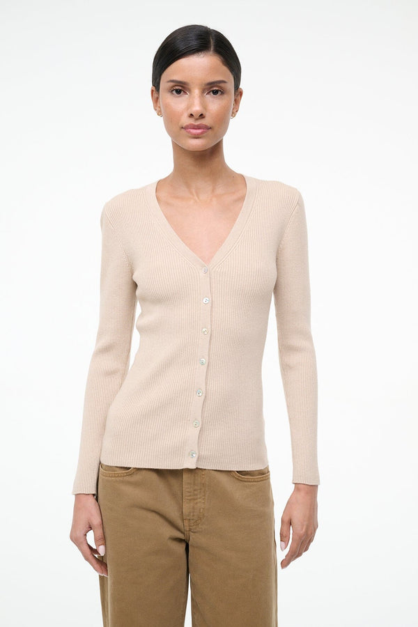 staud CARGO SWEATER FAWN