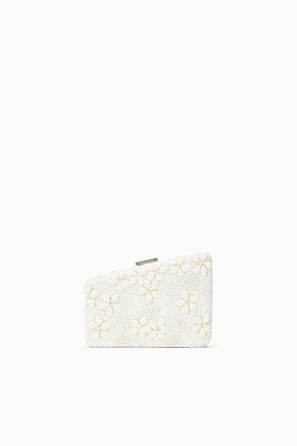 Staud CARMELLA BEADED CLUTCH GARDEN PARTY