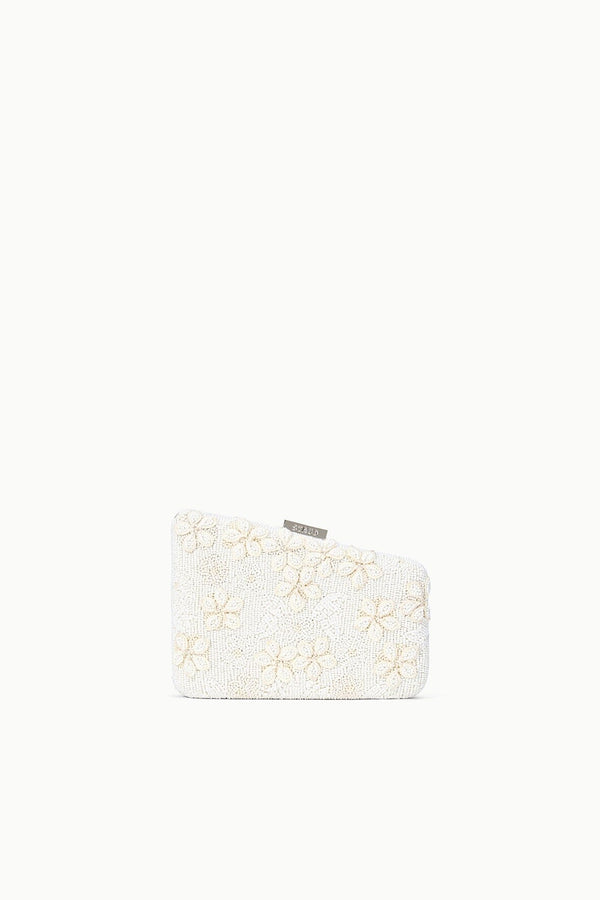 Staud CARMELLA BEADED CLUTCH GARDEN PARTY