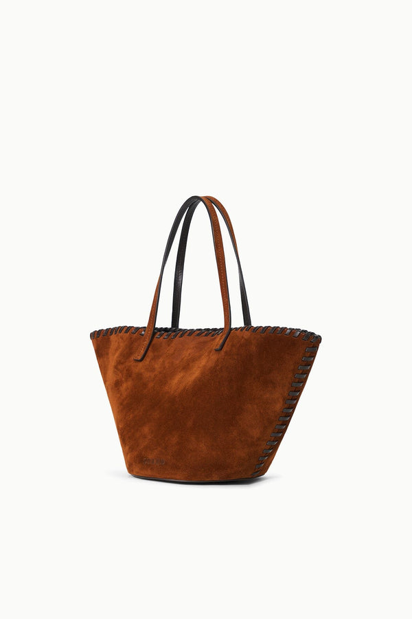 Staud CARO BUCKET BAG TABAC SUEDE ESPRESSO