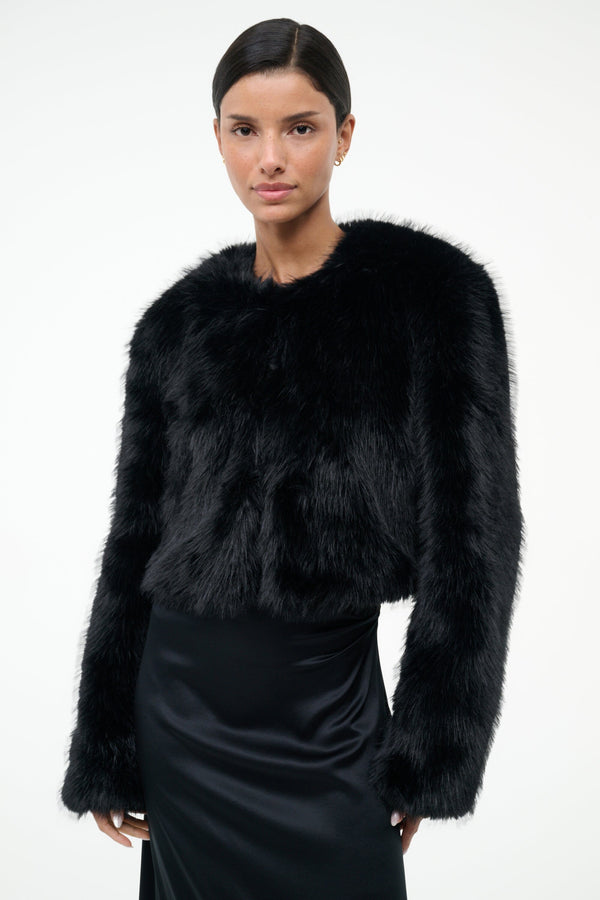 staud CASIMIRA JACKET BLACK