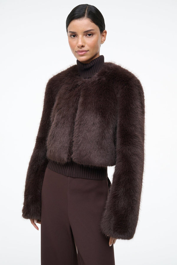 staud CASIMIRA JACKET EARTH