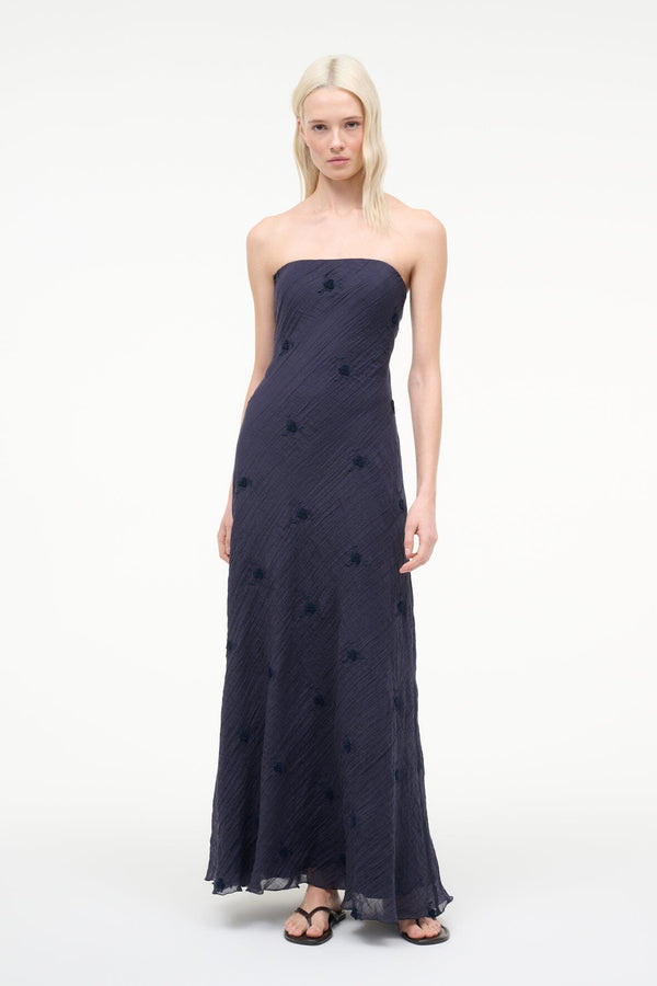 staud CASSIE DRESS NAVY