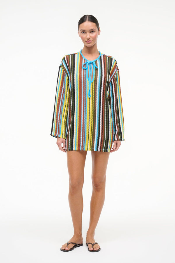 staud CATALINA DRESS SKATE STRIPE